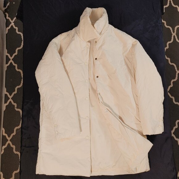 MNG off-white light puffer coat - Picture 1 of 16